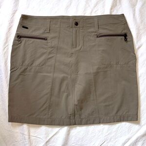 Lole Athletic Skirt, Stretch, UPF 50+ Sun Protection, Size 10, NWOT, Khaki